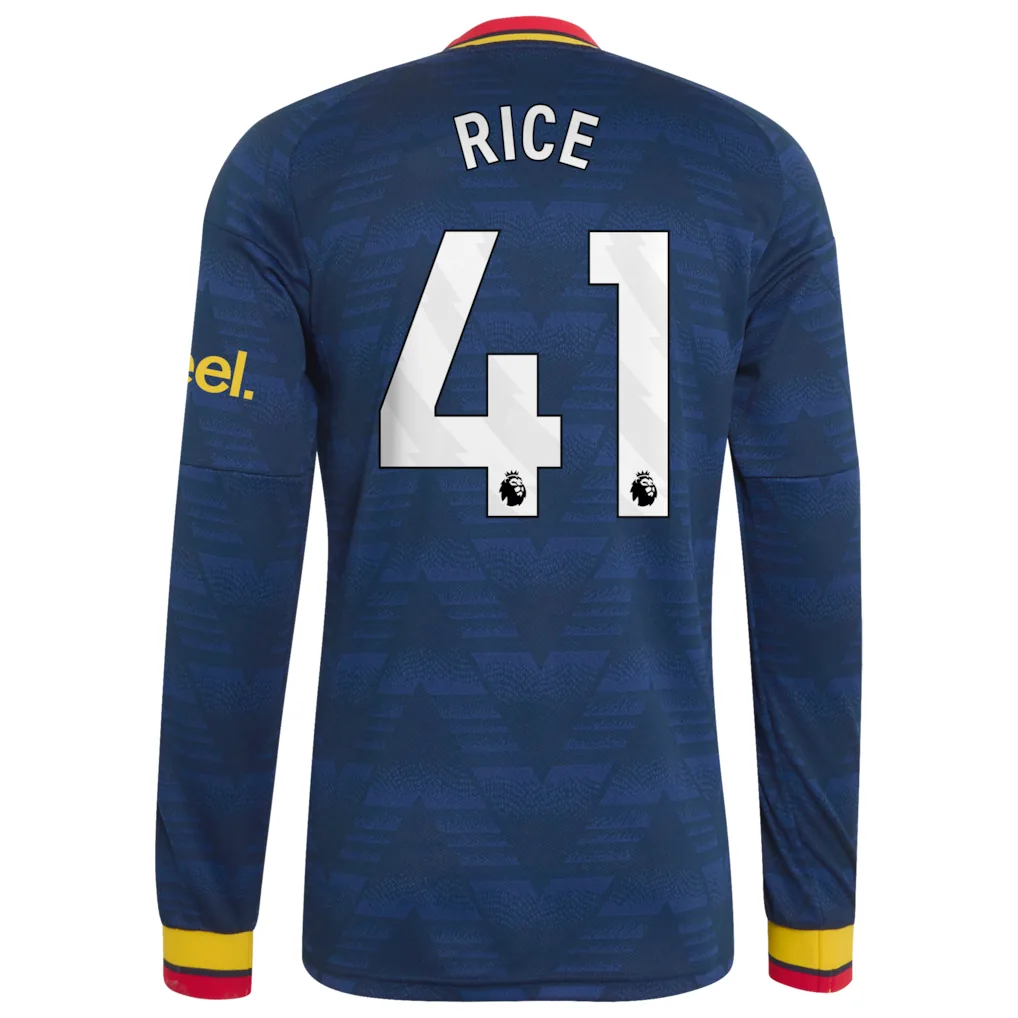 Arsenal adidas Away Shirt 2026-27 - Long Sleeve with Rice 41 printing — view 3