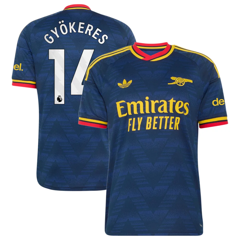 Arsenal adidas Away Shirt 2026-27 with Gyökeres 14 printing