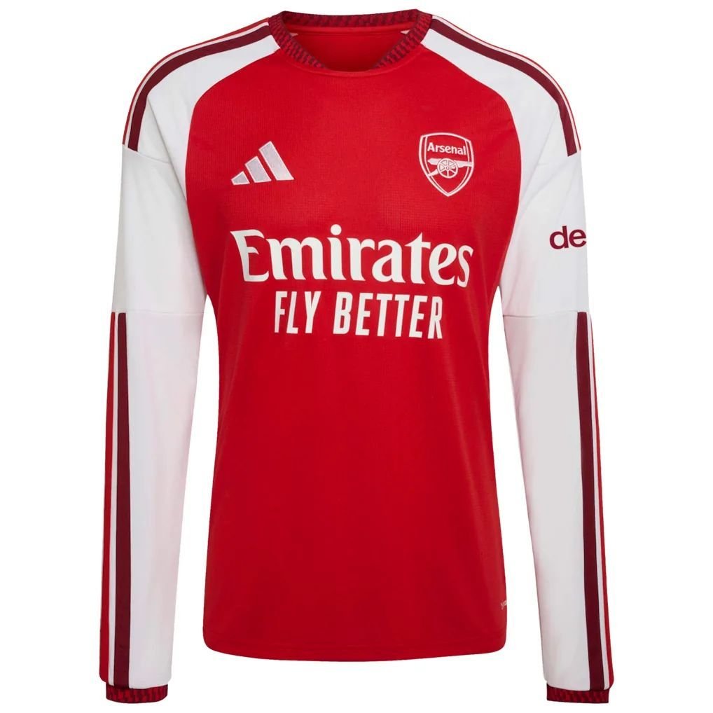 Arsenal adidas Home Long-Sleeved Shirt 2026-27 with Rice 41 printing — view 2