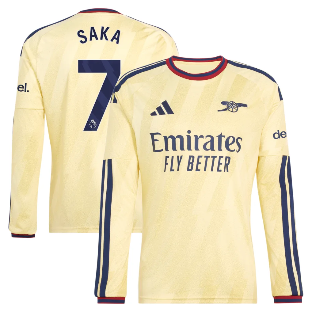 Arsenal adidas Third Shirt 2026-27 - Long Sleeve with Saka 7 printing
