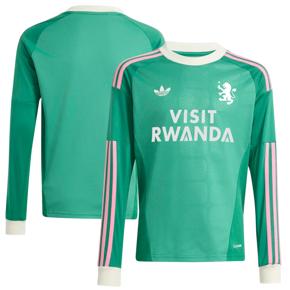 Aston Villa adidas Away Goalkeeper Shirt 2026-27 - Long Sleeve - Kids