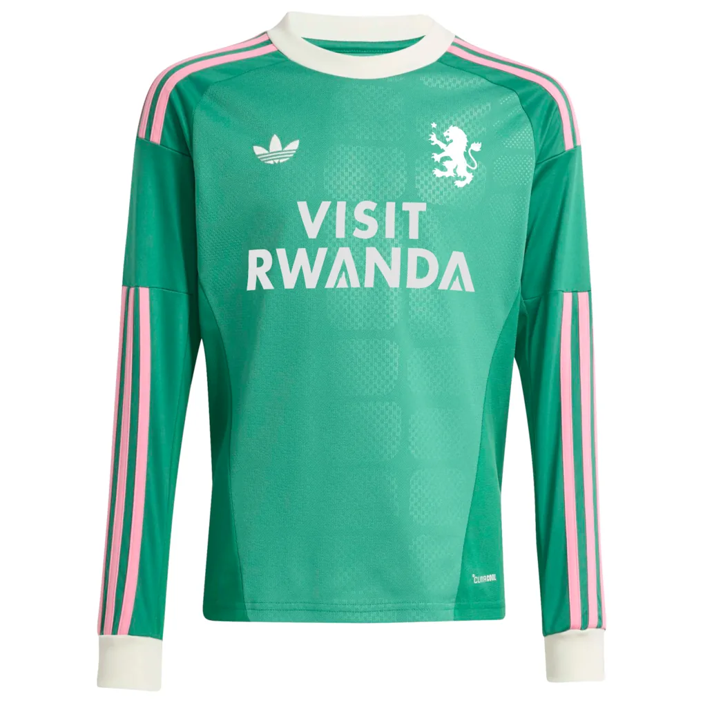 Aston Villa adidas Away Goalkeeper Shirt 2026-27 - Long Sleeve - Kids — view 2