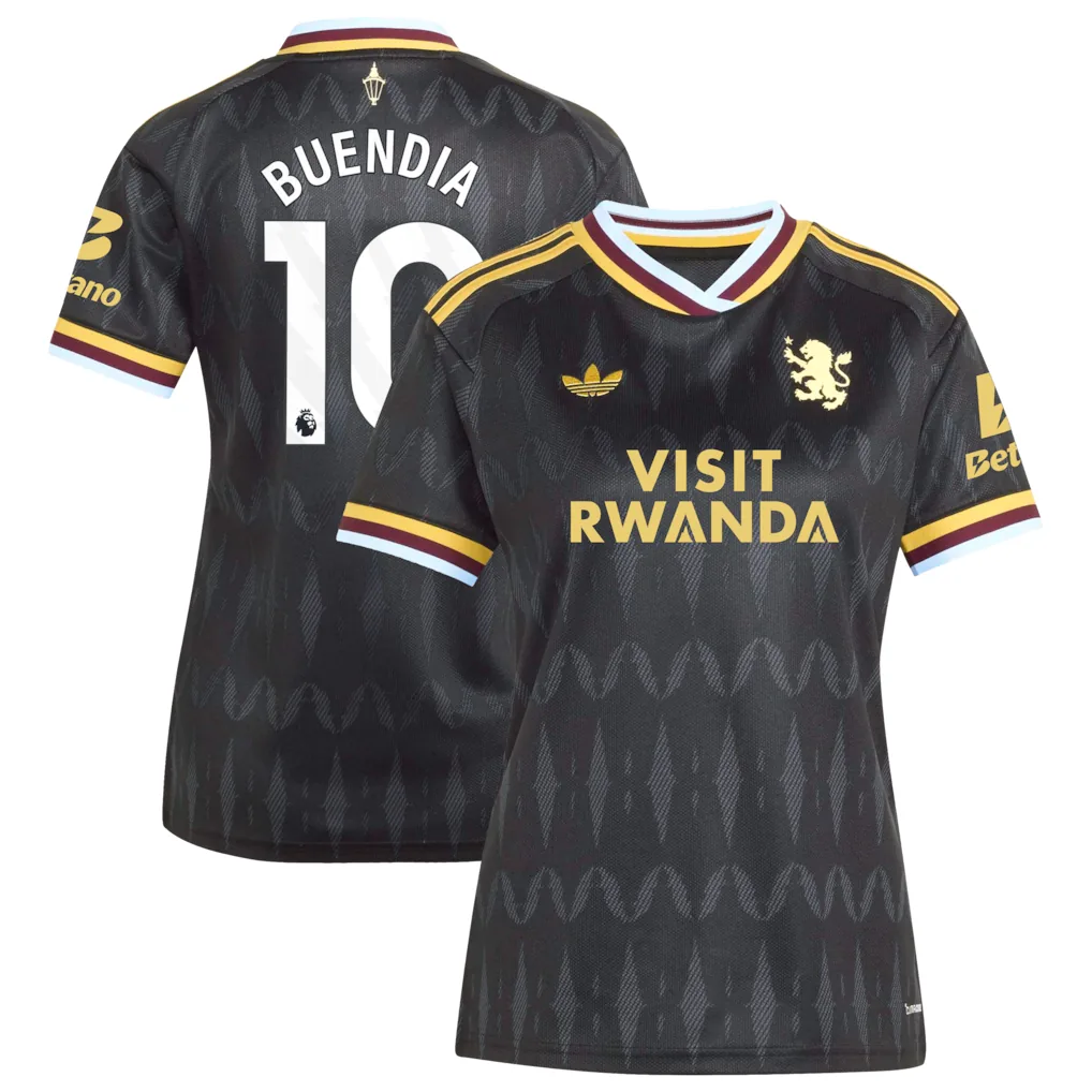 Aston Villa adidas Away Shirt 2026-27 - Womens with Buendia 10 printing