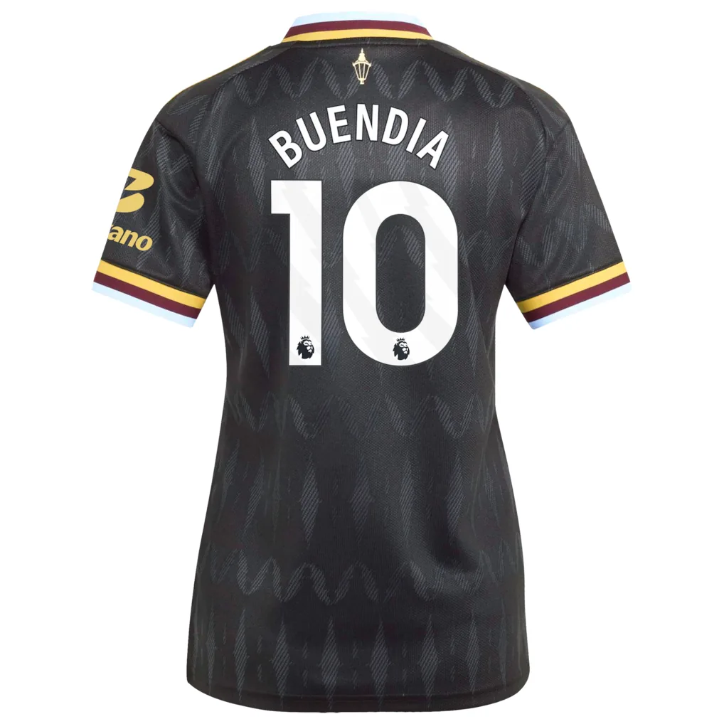 Aston Villa adidas Away Shirt 2026-27 - Womens with Buendia 10 printing — view 3