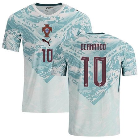 BERNARDO #10 Portugal Away Soccer jersey World Cup 2026