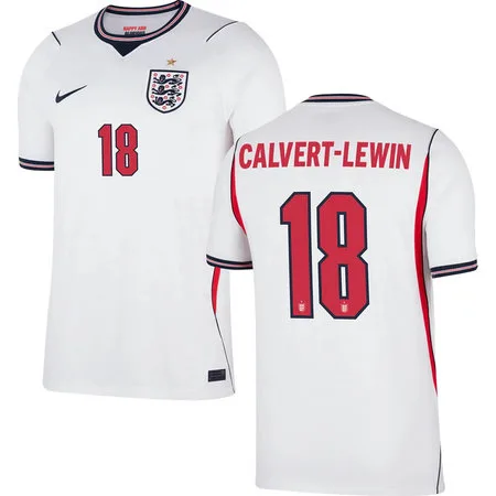 CALVERT-LEWIN #18 England Heimameistaramót 2026 í fótbolta fyrir börn - Jersey og stuttbuxur