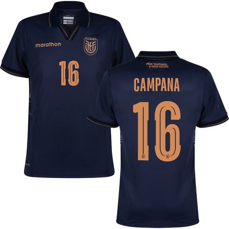 CAMPANA #16 Ecuador Away Soccer jersey World Cup 2026
