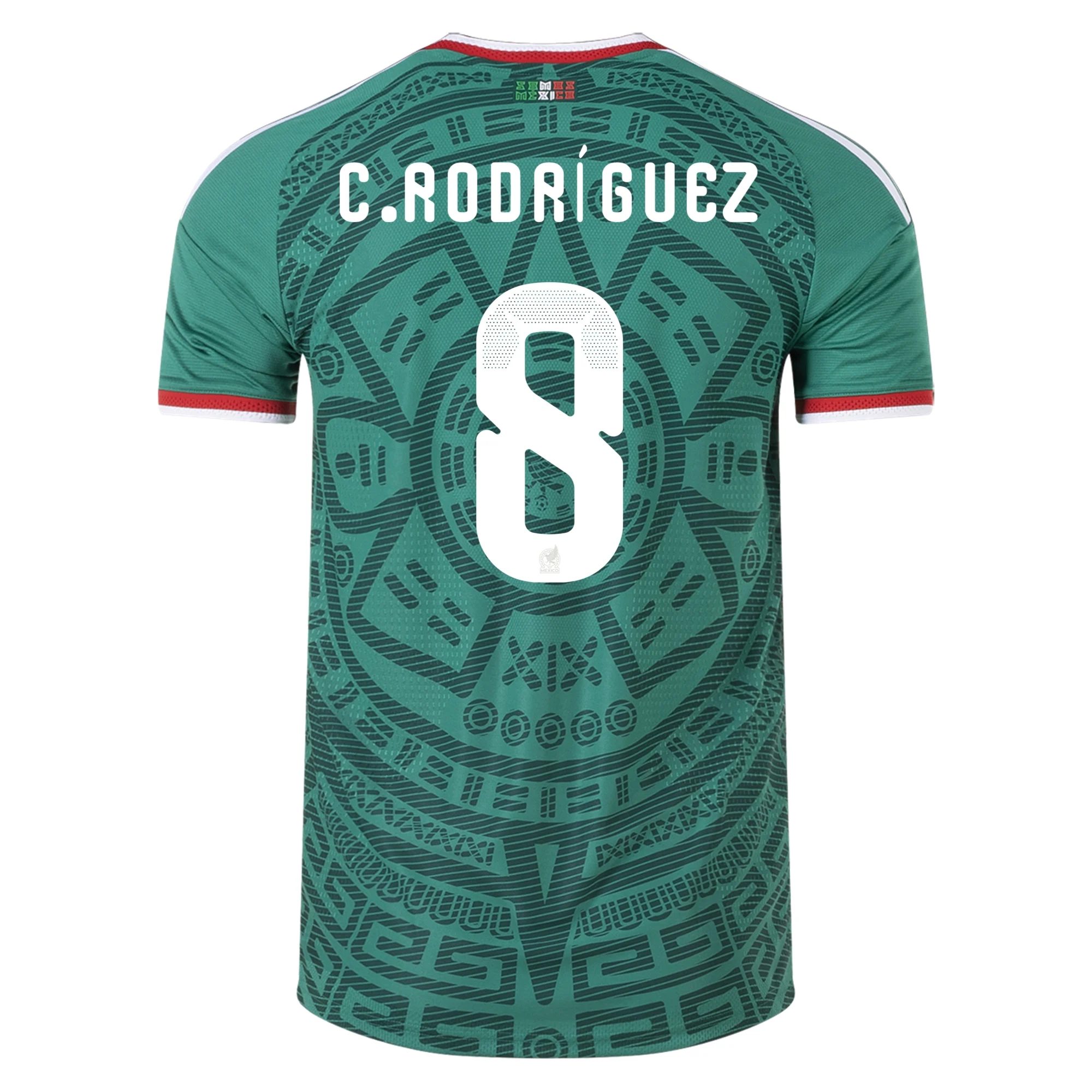 Carlos Rodríguez Mexico 26/27 Authentic Home Jersey