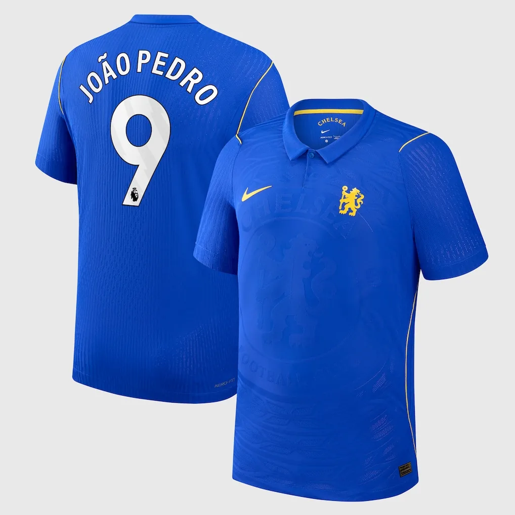Chelsea Nike Home Aero-FIT Match Shirt 2026-27 with João Pedro 9 printing