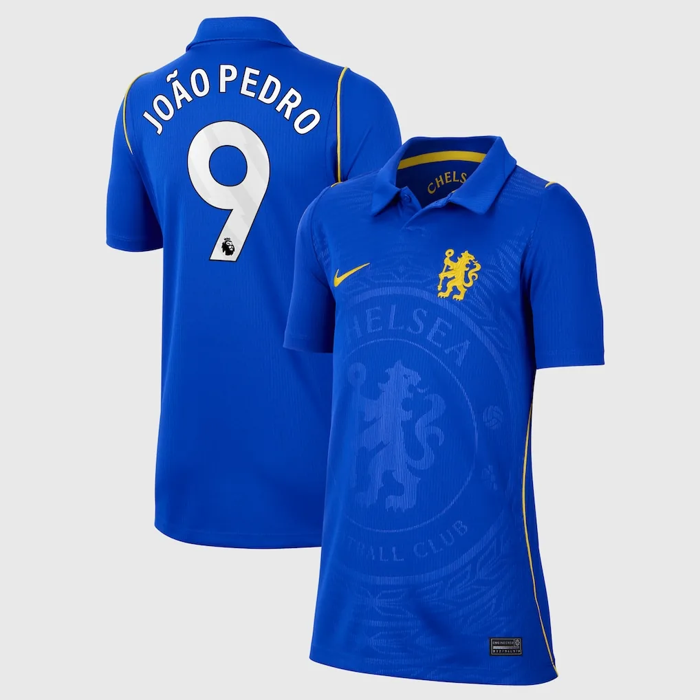 Chelsea Nike Home Stadium Shirt 2026-27 - Kids with João Pedro 9 printing