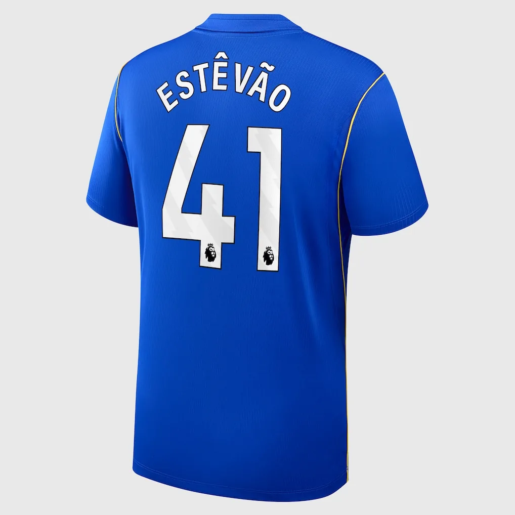 Chelsea Nike Home Stadium Shirt 2026-27 with Estêvão 41 printing — view 3