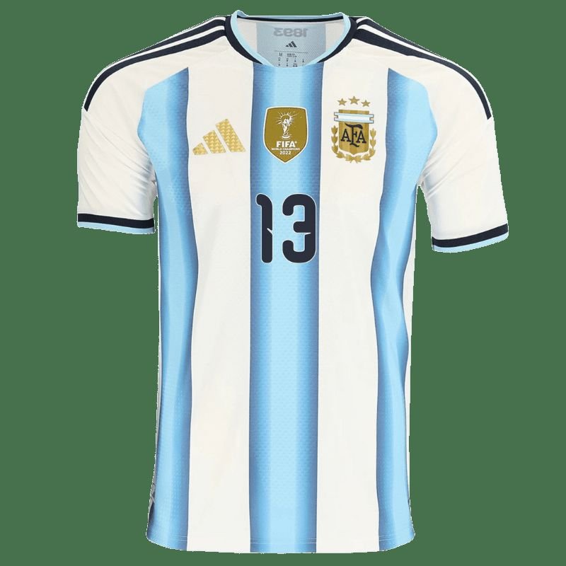 Christian Romero Argentina 26/27 Authentic Home Jersey — view 2