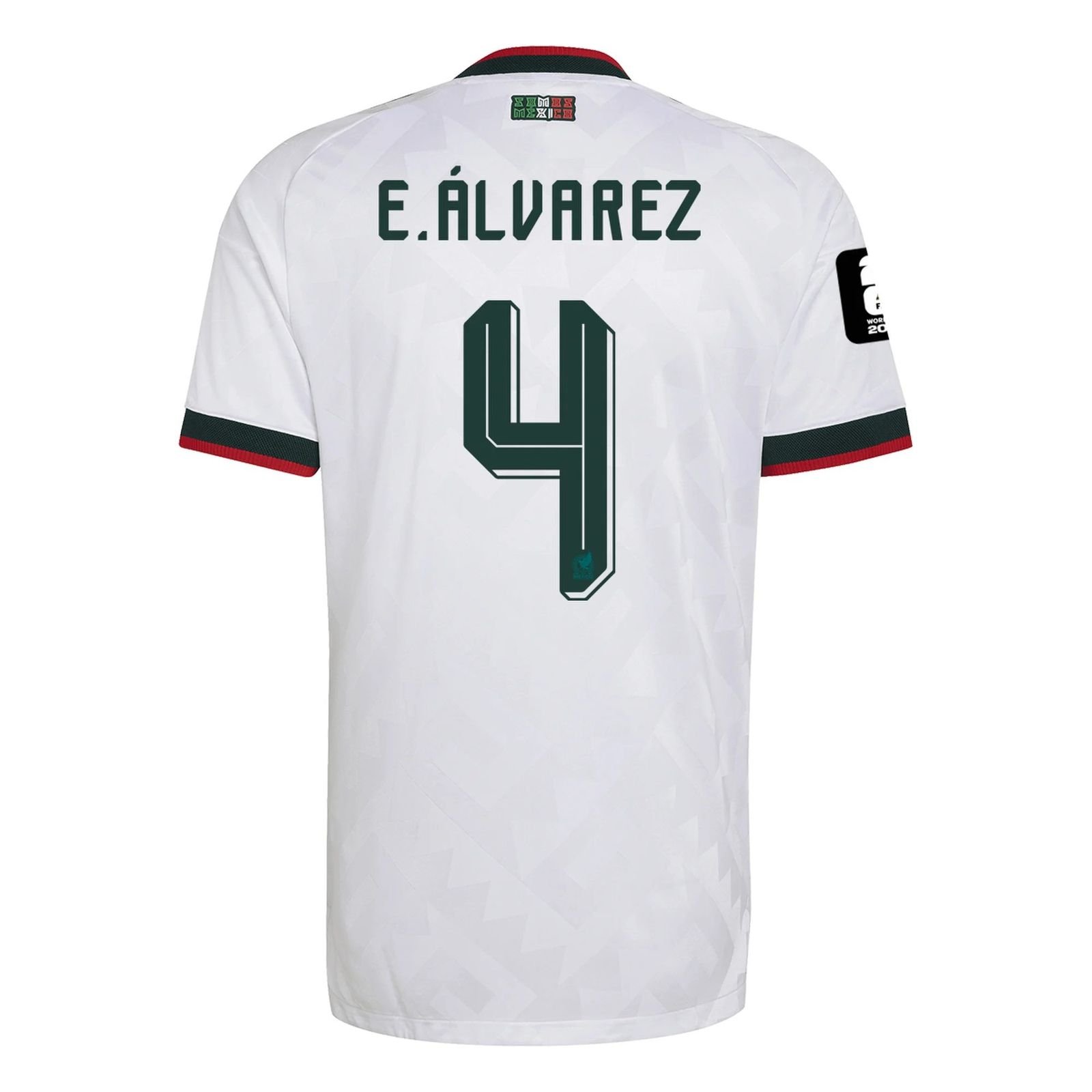 E.ALVAREZ #4 Mexico Away Soccer jersey World Cup 2026
