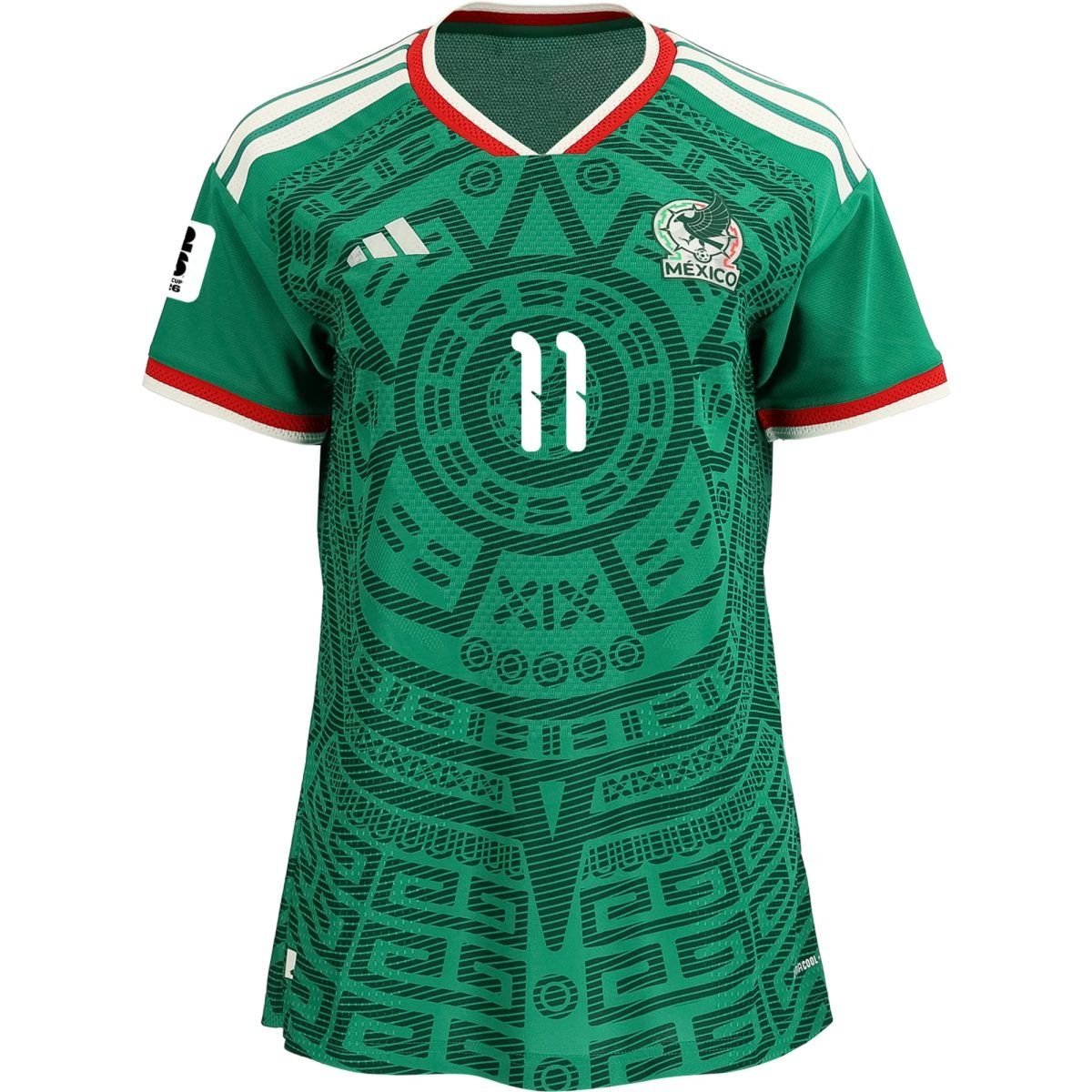 E.ALVAREZ #4 Mexico Home Soccer jersey World Cup 2026 — view 3