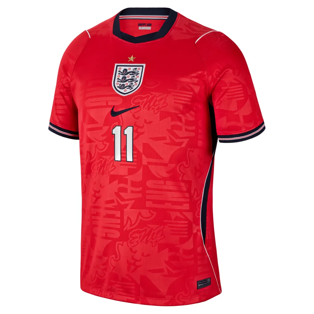 England Nike Away Stadium Shirt 2026 with Rashford 11 printing — view 2