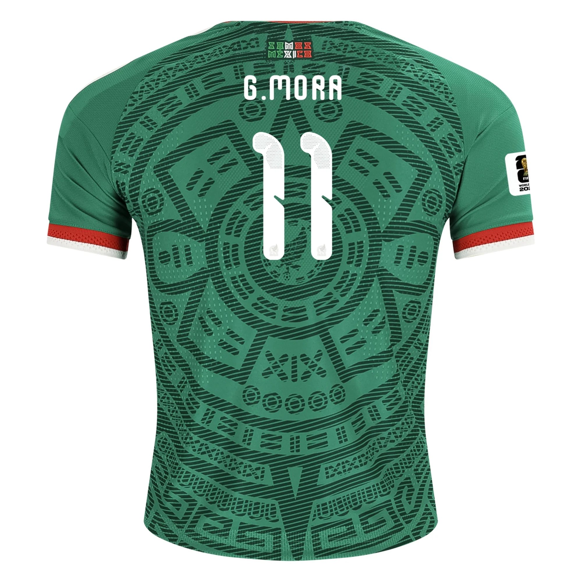Gilberto Mora Mexico 2026/27 Adidas Authentic Home Jersey