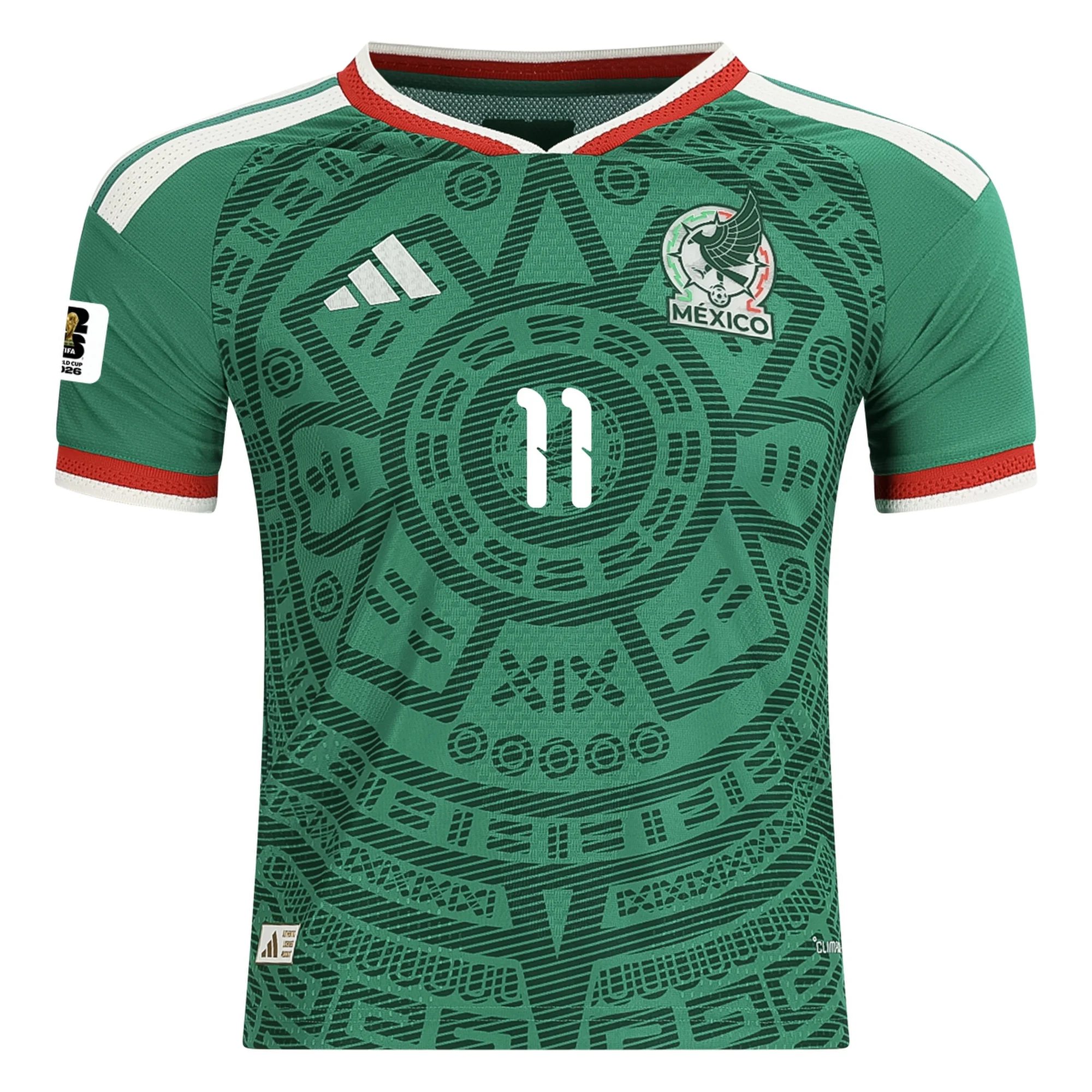 Gilberto Mora Mexico 2026/27 Adidas Authentic Home Jersey — view 2