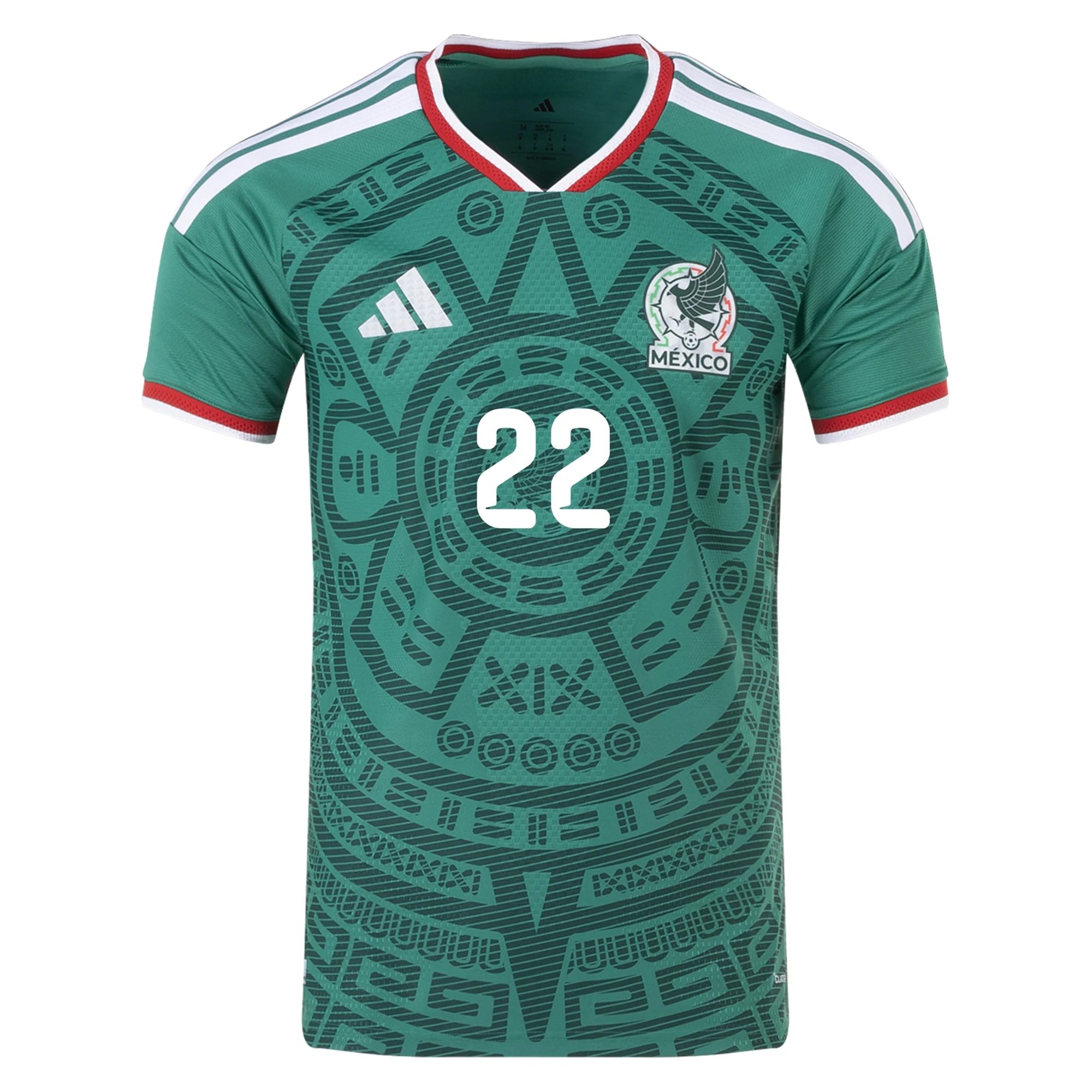 Hirving Lozano Mexico 26/27 Authentic Home Jersey — view 2