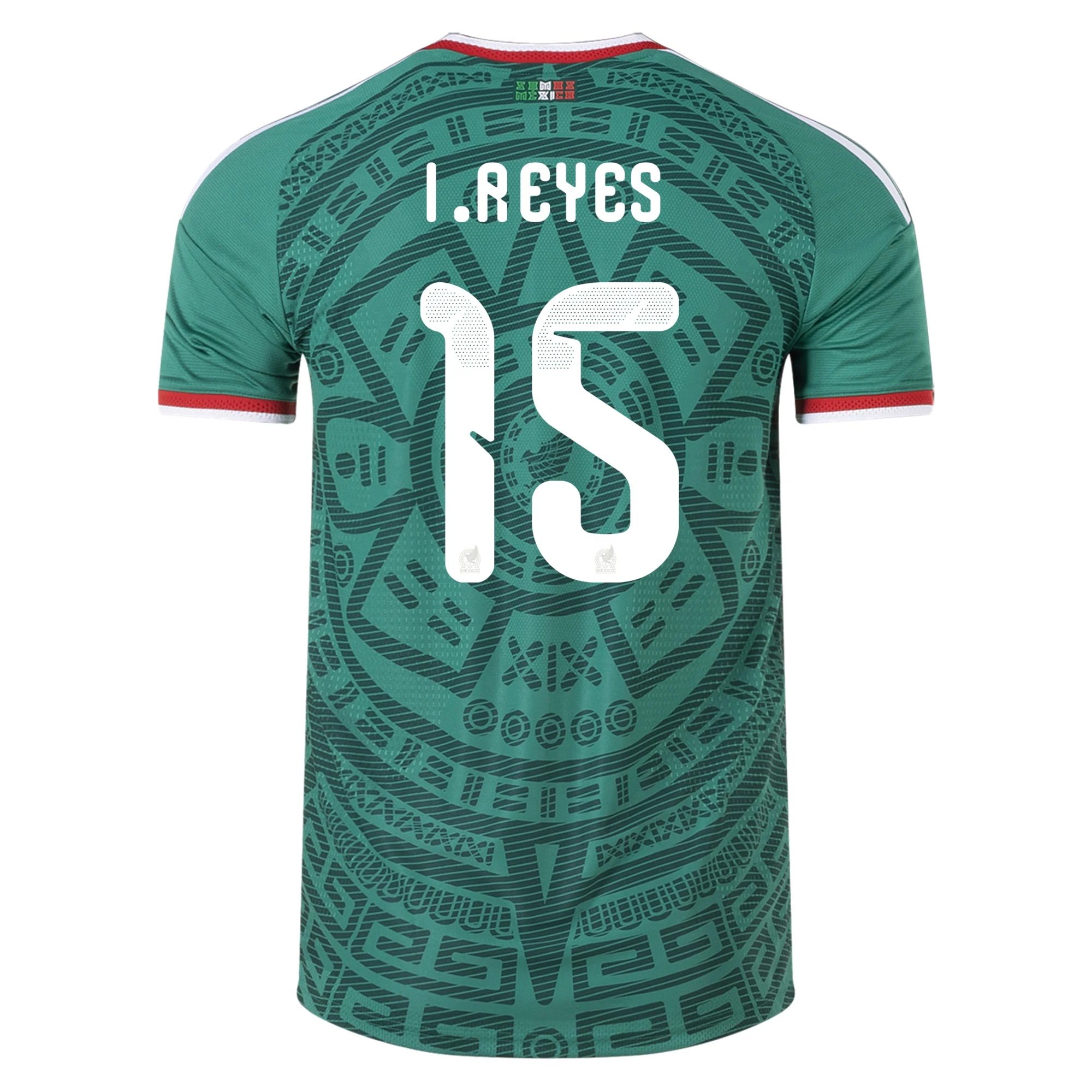 Israel Reyes Mexico 26/27 Authentic Home Jersey