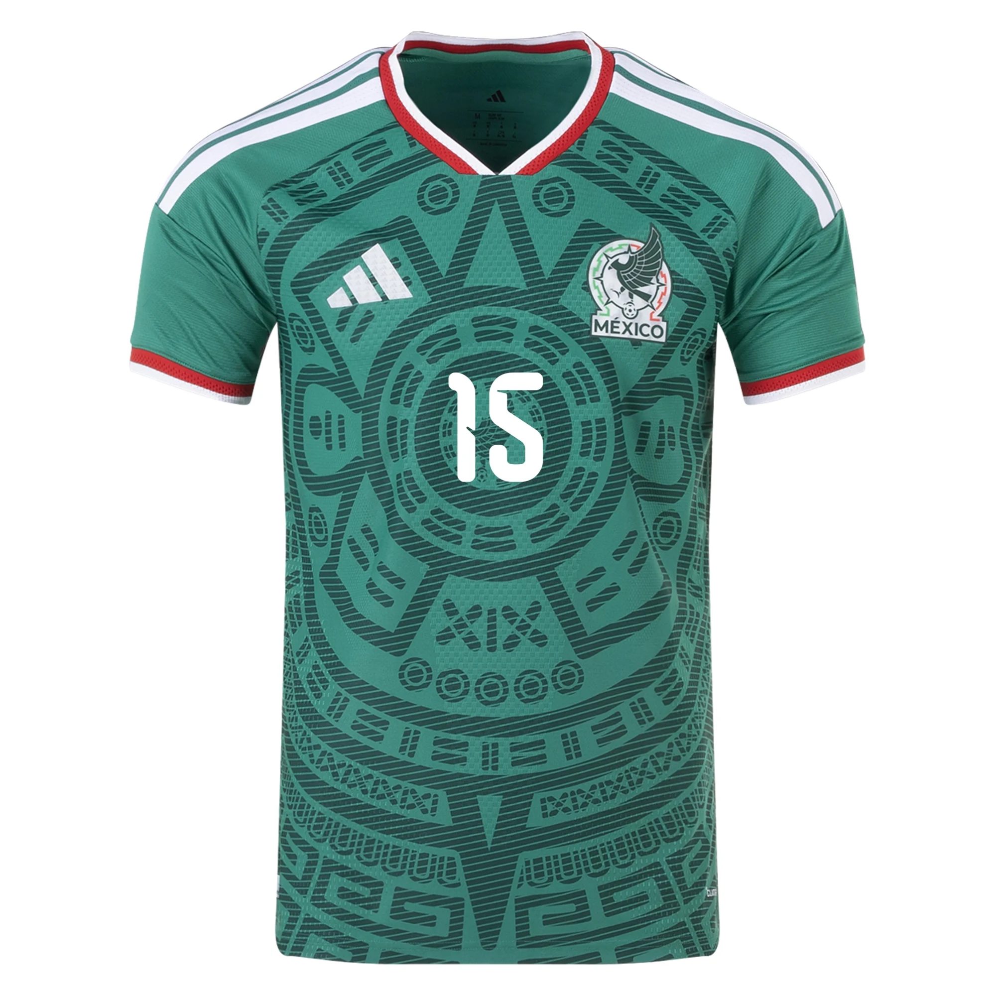 Israel Reyes Mexico 26/27 Authentic Home Jersey — view 2