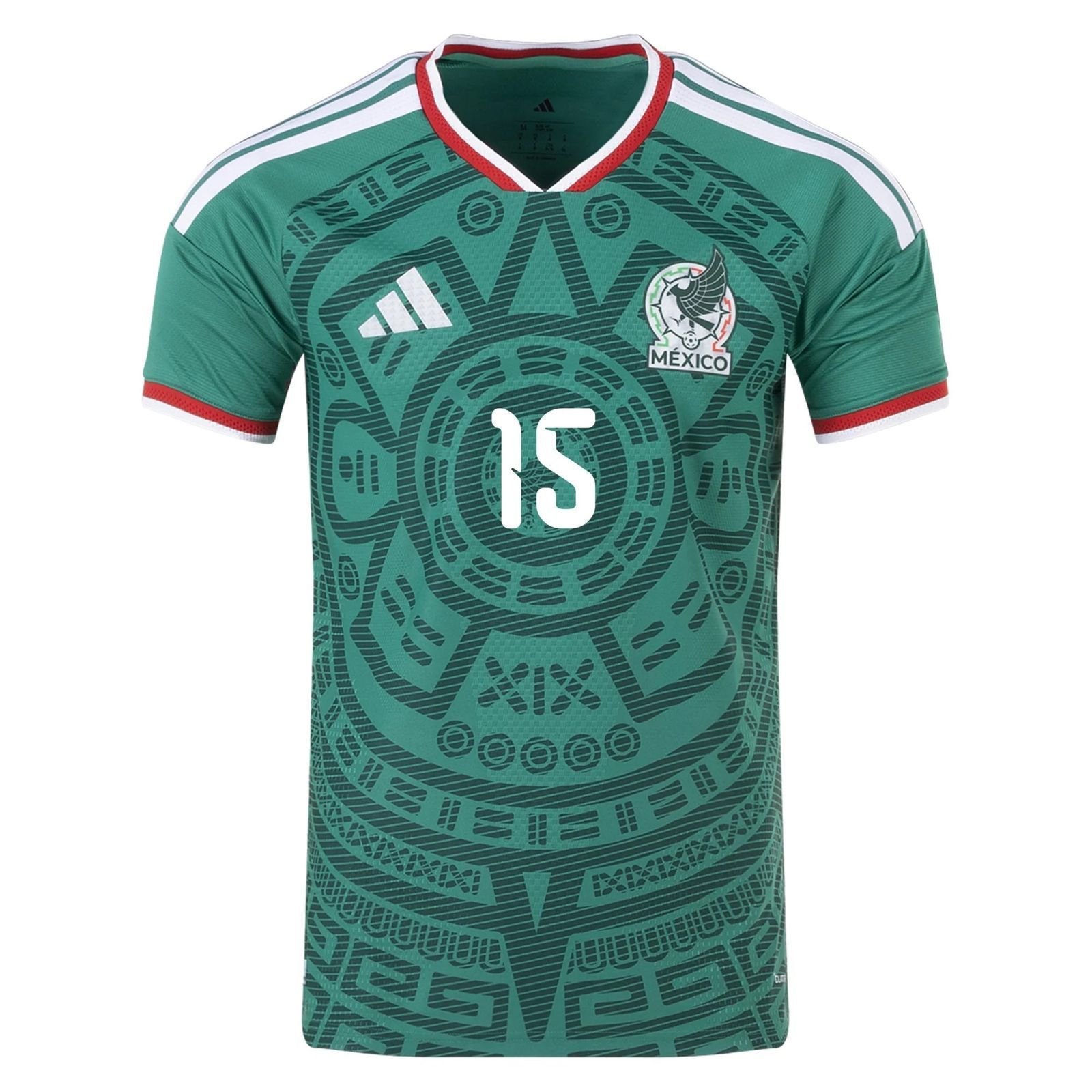 Israel Reyes Mexico 26/27 Authentic Home Jersey — view 3