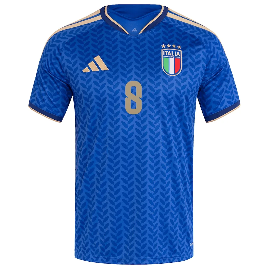 Italy adidas Home Shirt 2026 with Tonali 8 printing — view 2