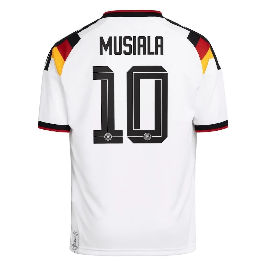 Jamal Musiala #10 Germany Home Soccer jersey World Cup 2026 — view 3
