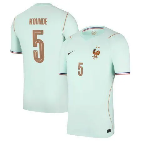 Jules Koundé #5 France Away Stadium Soccer jersey World Cup 2026 — view 2
