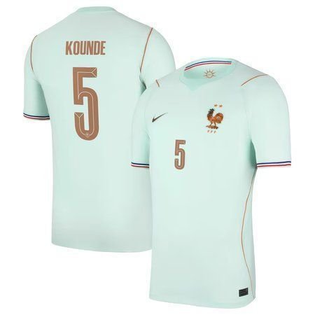 Jules Koundé #5 France Away Stadium Soccer jersey World Cup 2026 — view 3