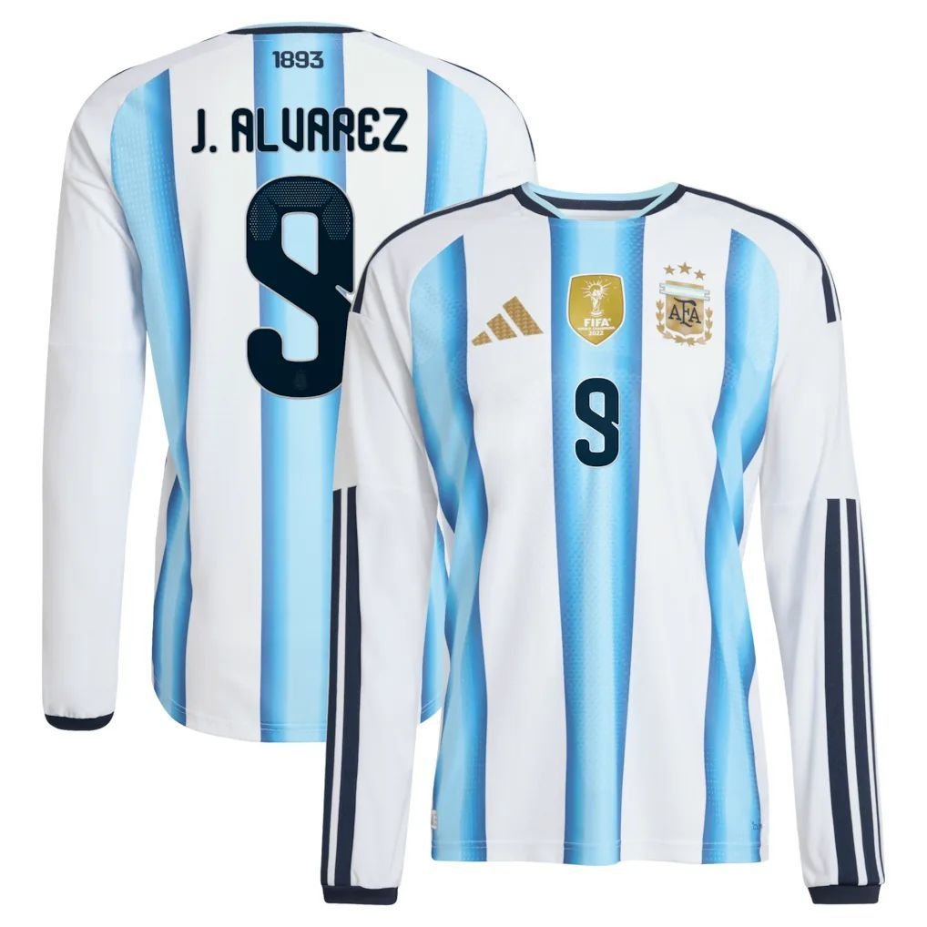 Julián Álvarez Argentina 26/27 Authentic Home Jersey