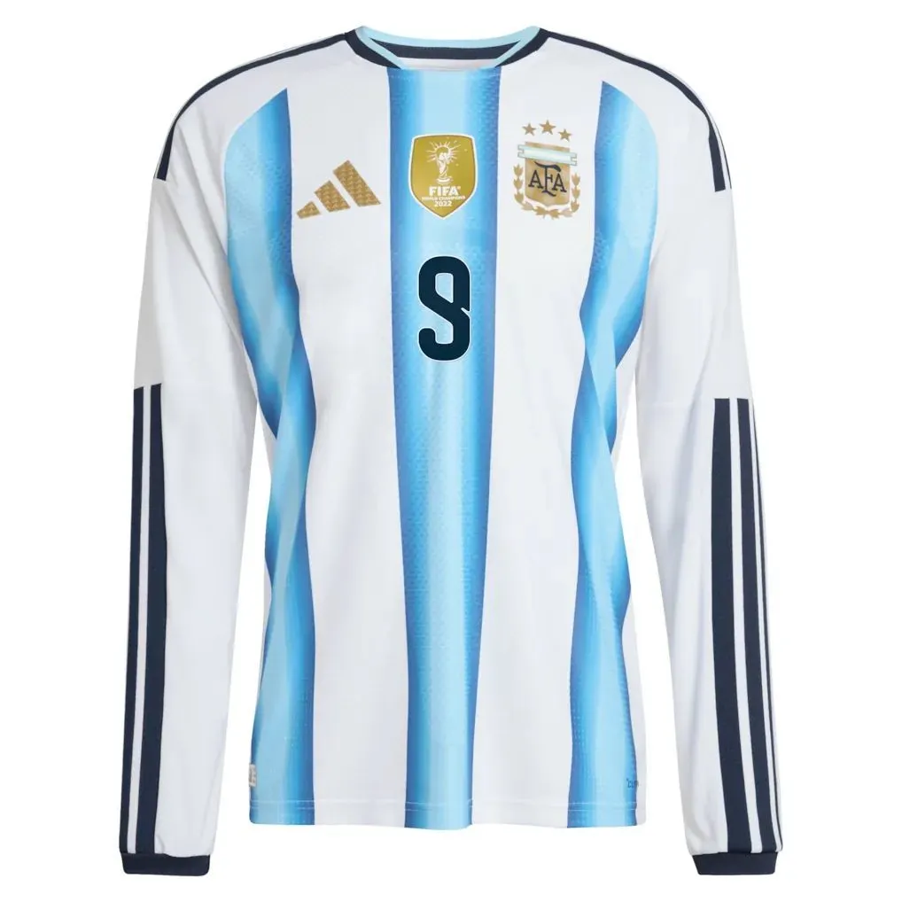 Julián Álvarez Argentina 26/27 Authentic Home Jersey — view 2