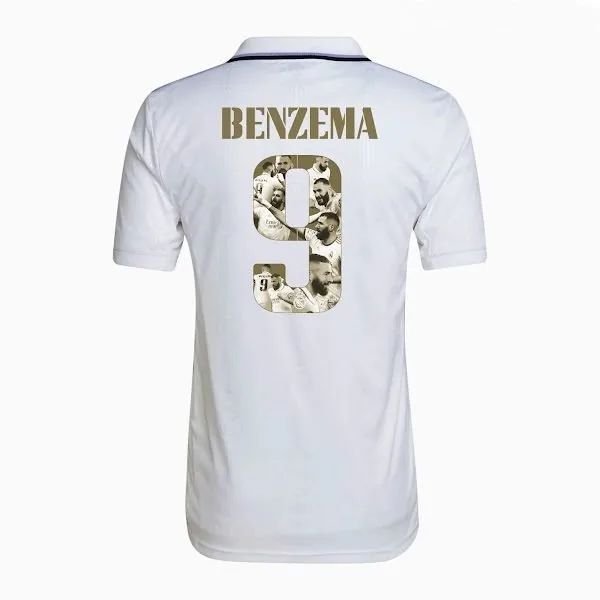 Karim Benzema Special Edition Ballon d’Or Authentic Home Jersey by adidas