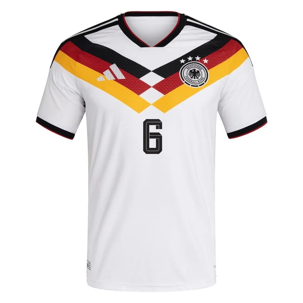 KIMMICH #6 Germany Home Soccer jersey World Cup 2026 — view 2