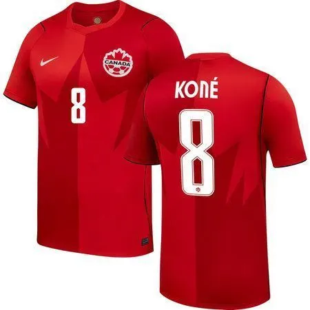 KONÉ #8 Canada Home Soccer jersey World Cup 2026 — view 2