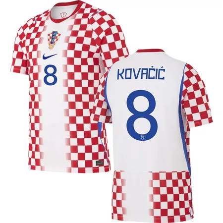 KOVAČIĆ #8 Croatia Home Soccer jersey World Cup 2026