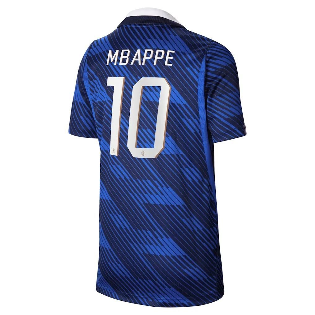 Kylian Mbappe France 2026/27 Nike Youth Home Jersey — view 3