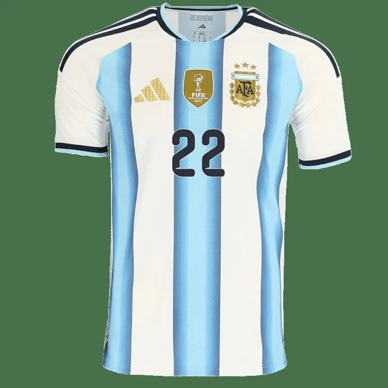 Lautaro Martínez Argentina 26/27 Authentic Home Jersey — view 2