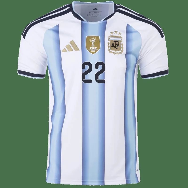 Lautaro Martínez Argentina 26/27 Home Jersey — view 3