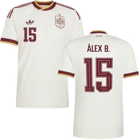 ÁLEX B. #15 Spain Away Soccer jersey World Cup 2026 — view 3
