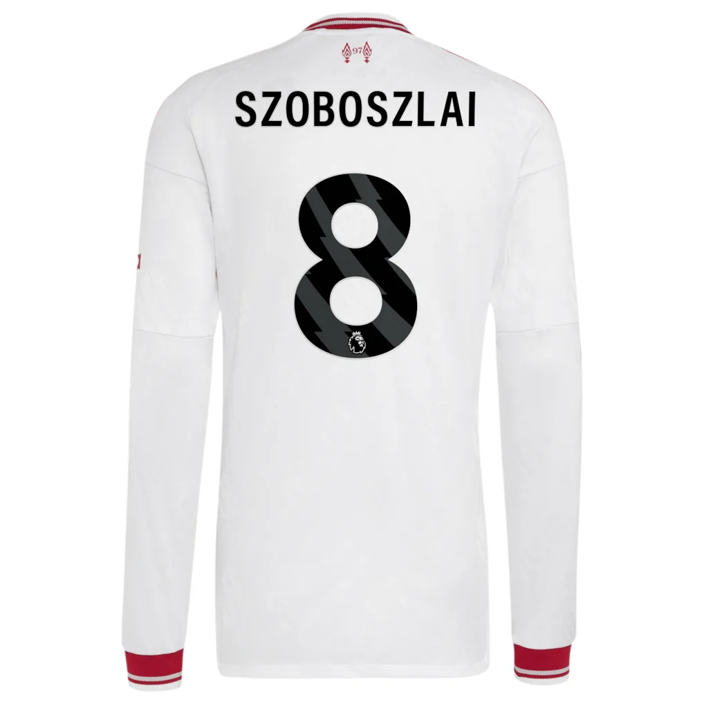 Liverpool adidas Away Authentic Shirt 2026-27 - Long Sleeve with Szoboszlai 8 printing — view 3