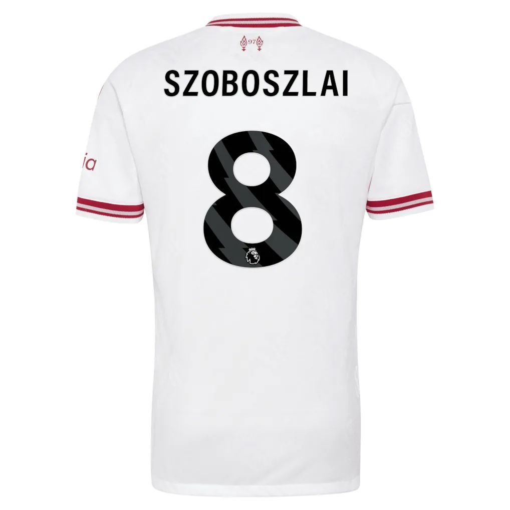 Liverpool adidas Away Authentic Shirt 2026-27 with Szoboszlai 8 printing — view 3