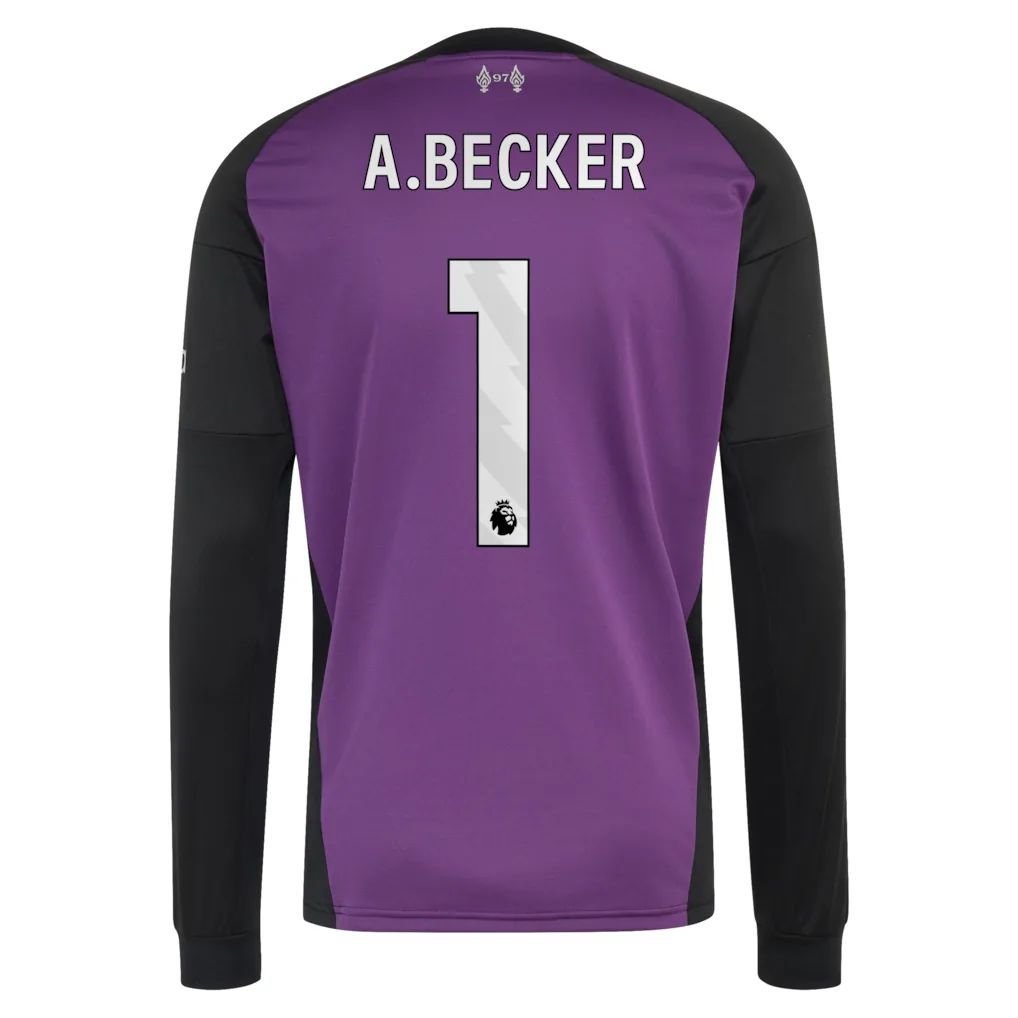 Liverpool adidas Away Goalkeeper Shirt 2026-27 - Long Sleeve with A.Becker 1 printing — view 3