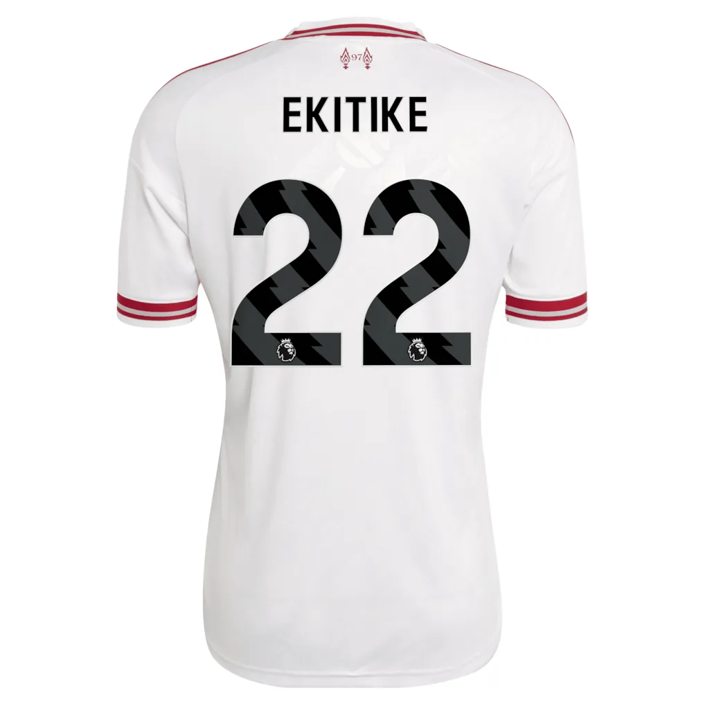 Liverpool adidas Away Shirt 2026-27 with Ekitike 22 printing — view 3