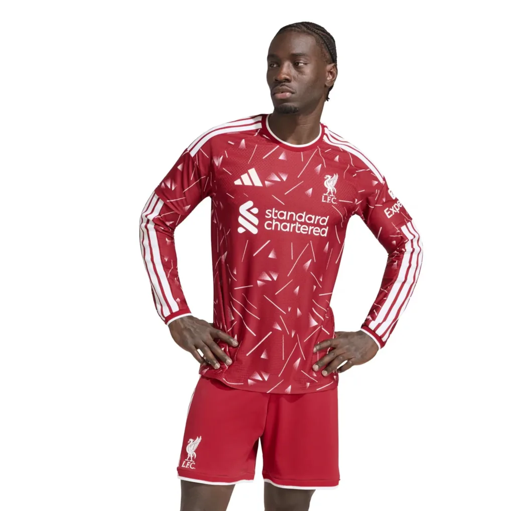 Liverpool adidas Home Authentic Shirt 2026-27 - Long Sleeve