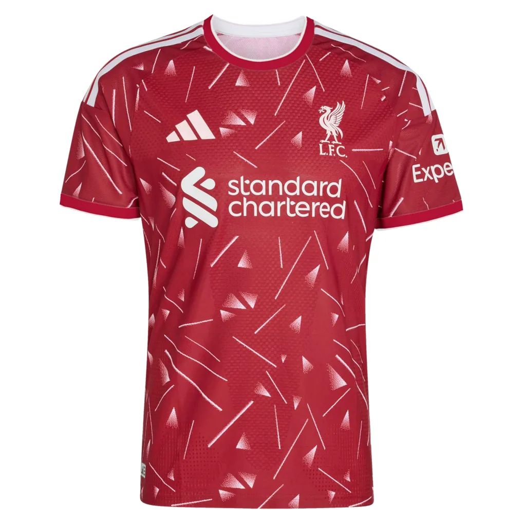 Liverpool adidas Home Authentic Shirt 2026-27 with Wirtz 7 printing — view 2