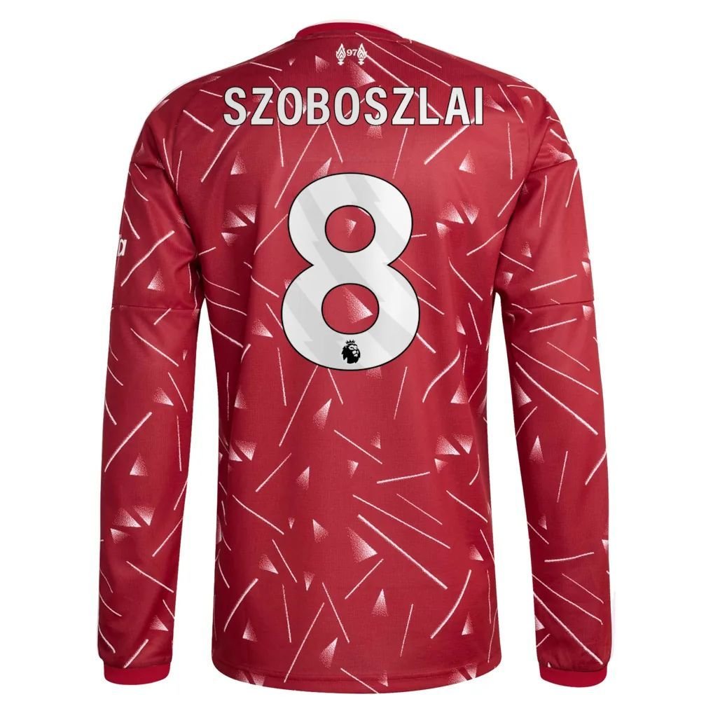Liverpool adidas Home Shirt 2026-27 - Long sleeve with Szoboszlai 8 printing — view 3