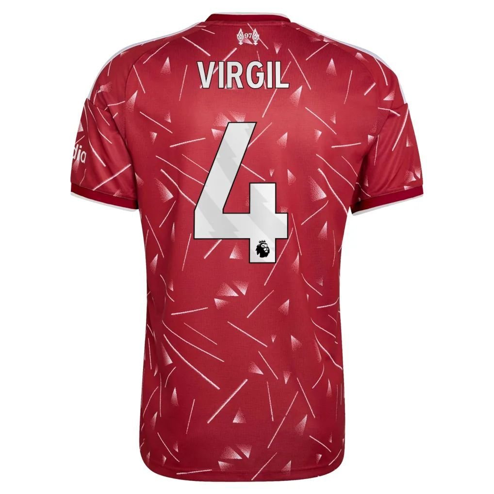 Liverpool adidas Home Shirt 2026-27 with Virgil 4 printing — view 3