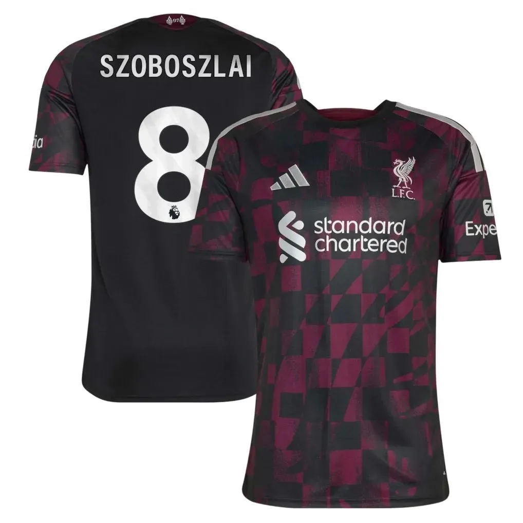 Liverpool adidas Third Shirt 2026-27 with Szoboszlai 8 printing