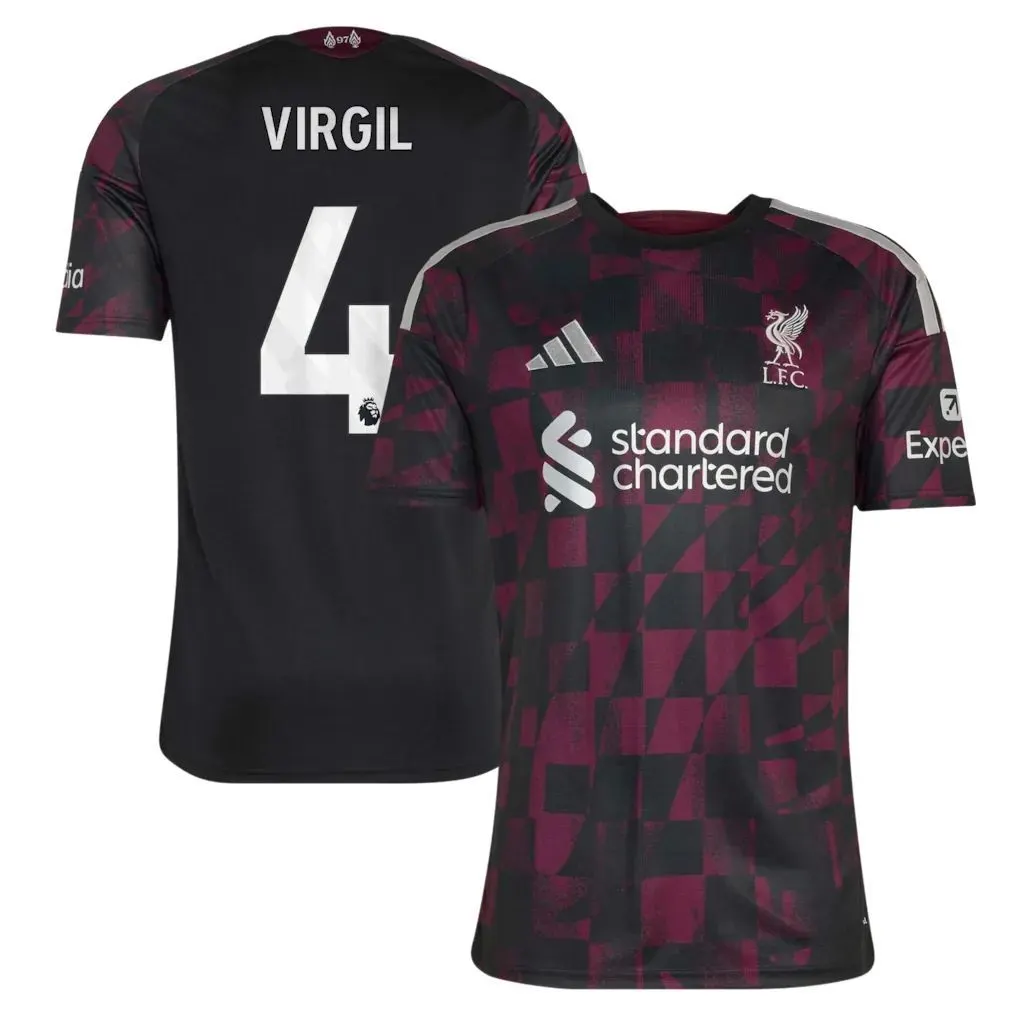 Liverpool adidas Third Shirt 2026-27 with Virgil 4 printing