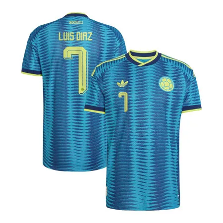 Luis Díaz #7 Colombia Away Soccer jersey World Cup 2026